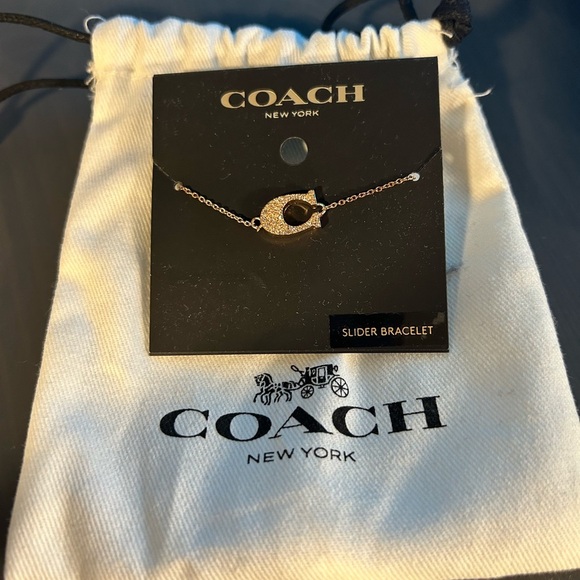 Coach Silver-Tone Slider Bracelet - Picture 1 of 2